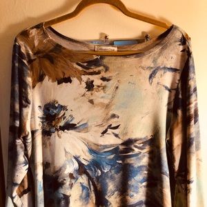 Coldwater Creek rayon/span 3/4 sleeve top.